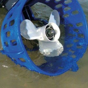 Kraftig propelbeskytter 14 1/2" 70-140hk "rød"